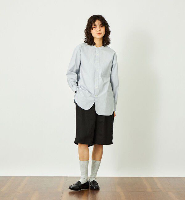 MACKINTOSH PHILOSOPHY「GREY LABEL バンドカラーシャツ」|シャツ・ブラウス|
