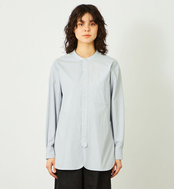 MACKINTOSH PHILOSOPHY「GREY LABEL バンドカラーシャツ」|シャツ・ブラウス|