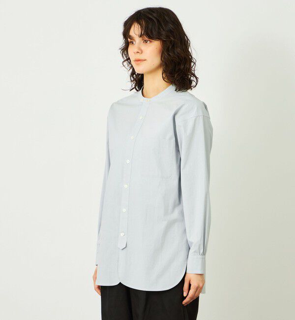 MACKINTOSH PHILOSOPHY「GREY LABEL バンドカラーシャツ」|シャツ・ブラウス|