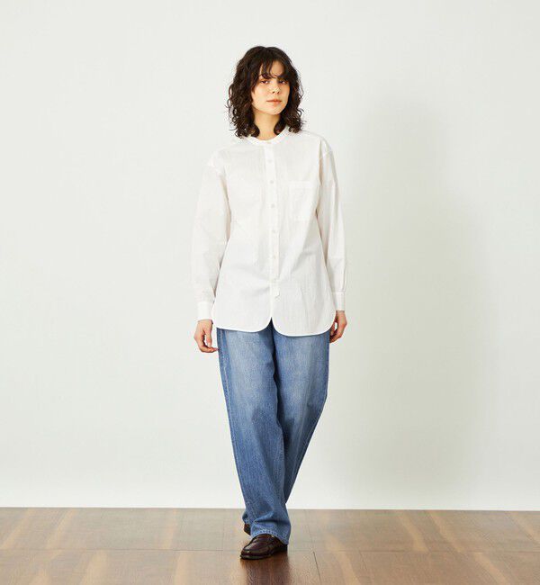 MACKINTOSH PHILOSOPHY「GREY LABEL バンドカラーシャツ」|シャツ・ブラウス|