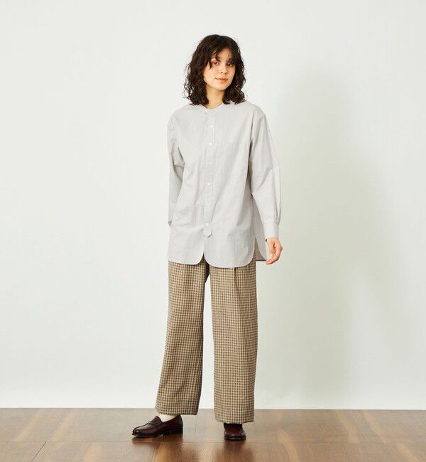 MACKINTOSH PHILOSOPHY「GREY LABEL バンドカラーシャツ」|シャツ・ブラウス|