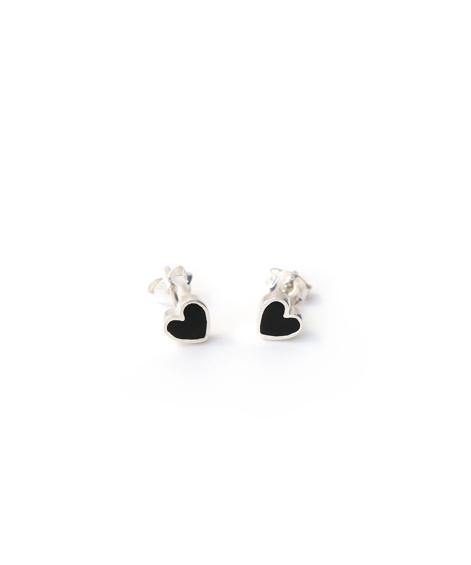  「[silver925]ミニスタッドピアス オニキス〈金属アレルギー対応〉」|ピアス|