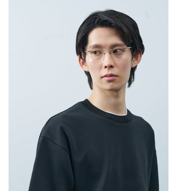  「SUNCUTGlasses/UV100%CUT リムレス サングラス | チタン [度無し専用] カラーレンズ 紫外線対策 UVカット」|サングラス|