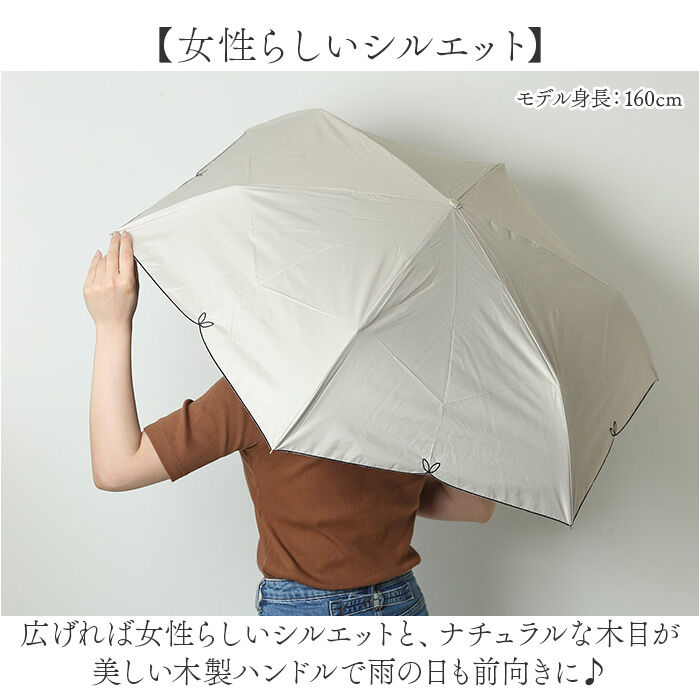 BACKYARD FAMILY「parasol 傘 55cm 折り畳み傘 レディース 通販 雨傘 日傘 晴雨兼用 折りたたみ傘」|傘|