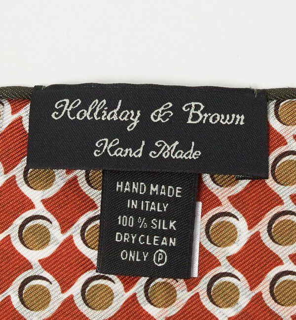 UNITED ARROWS「＜Holliday&Brown＞ ペイズリー プリント ポケットチーフ」|ハンカチ|