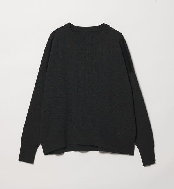 conte「＜conte＞ラウンド クルーネックニット」|ニット・セーター|BLACK