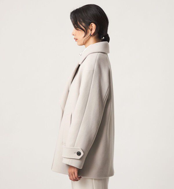 UNITED ARROWS green label relaxing「［size SHORTあり］CANGIOLI W ピーコート」|ピーコート|