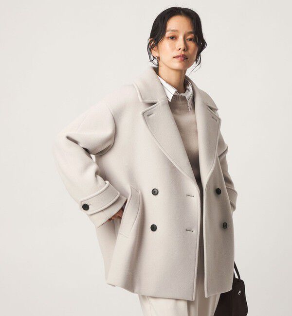UNITED ARROWS green label relaxing「［size SHORTあり］CANGIOLI W ピーコート」|ピーコート|