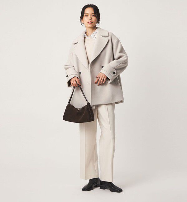 UNITED ARROWS green label relaxing「［size SHORTあり］CANGIOLI W ピーコート」|ピーコート|