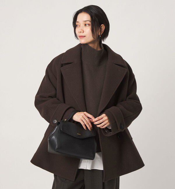 UNITED ARROWS green label relaxing「［size SHORTあり］CANGIOLI W ピーコート」|ピーコート|