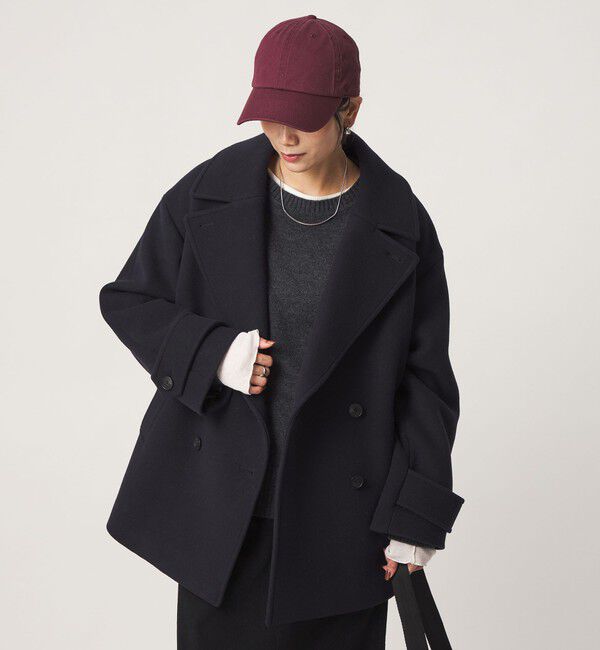 UNITED ARROWS green label relaxing「［size SHORTあり］CANGIOLI W ピーコート」|ピーコート|