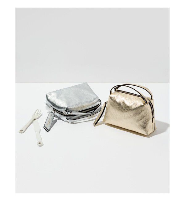 BEAMS SELECTION for WOMEN「GIANNI CHIARINI / メタリック ALIFA レザーショルダーバッグ S」|ショルダー・メッセンジャー|