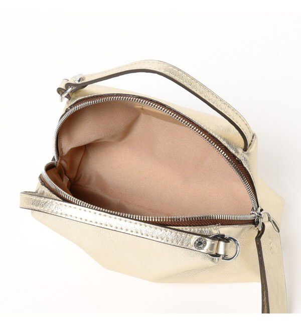 BEAMS SELECTION for WOMEN「GIANNI CHIARINI / メタリック ALIFA レザーショルダーバッグ S」|ショルダー・メッセンジャー|