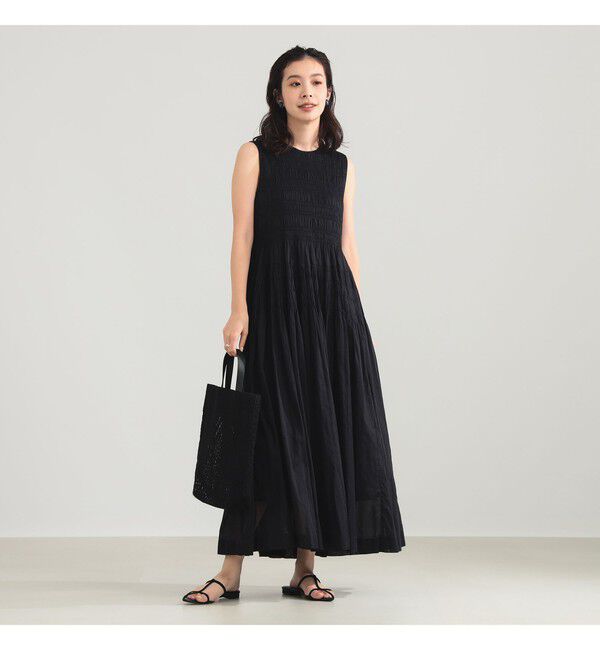 BEAMS SELECTION for WOMEN「ne Quittez pas / ボイル シャーリング ワンピース」|ワンピース|