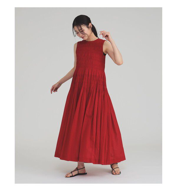 BEAMS SELECTION for WOMEN「ne Quittez pas / ボイル シャーリング ワンピース」|ワンピース|