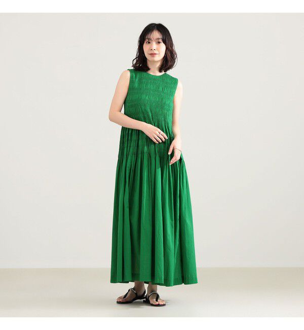 BEAMS SELECTION for WOMEN「ne Quittez pas / ボイル シャーリング ワンピース」|ワンピース|