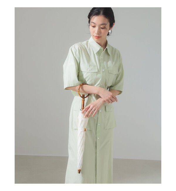 BEAMS SELECTION for WOMEN「Bon Bon Store / ドット エンブロイダリー 日傘」|傘|