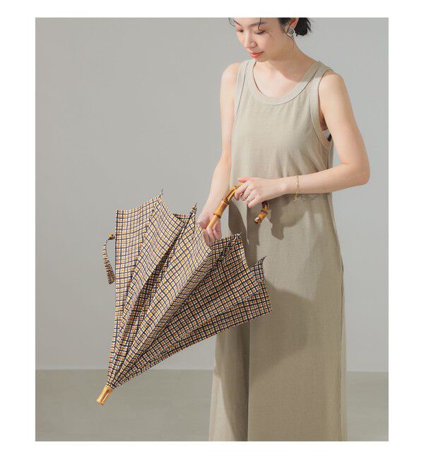 BEAMS SELECTION for WOMEN「Bon Bon Store / ニューベーシック タッターソールチェック 長傘」|傘|