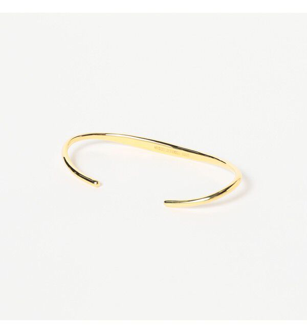 BEAMS SELECTION for WOMEN「ISOLATION / カーブ パーム バングル イエローゴールド」|その他|