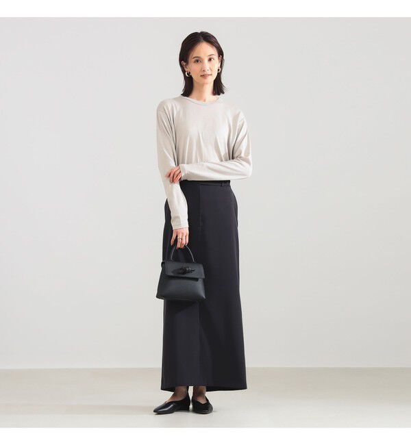 Demi-Luxe BEAMS 「SLOANE / 天竺 クルーネック ロングスリーブ Tシャツ」|Tシャツ・カットソー|