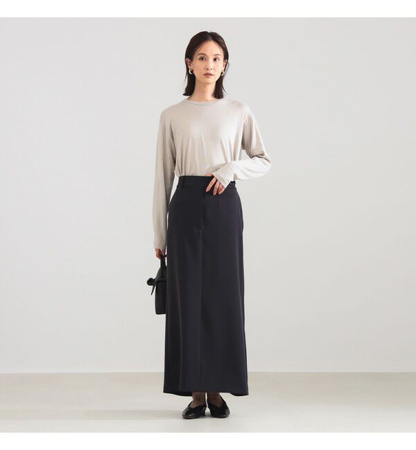 Demi-Luxe BEAMS 「SLOANE / 天竺 クルーネック ロングスリーブ Tシャツ」|Tシャツ・カットソー|