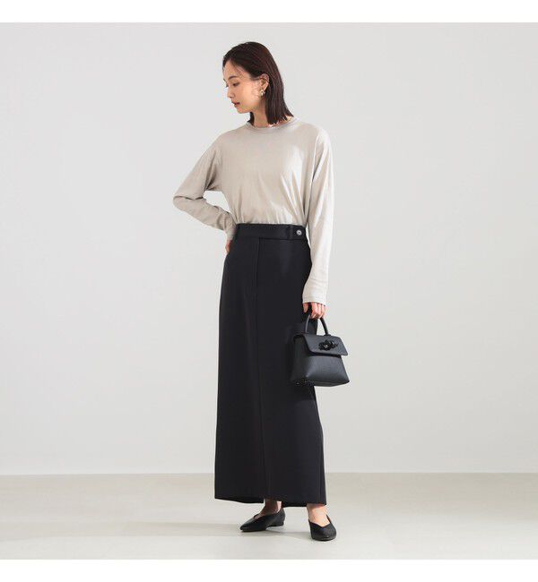 Demi-Luxe BEAMS 「SLOANE / 天竺 クルーネック ロングスリーブ Tシャツ」|Tシャツ・カットソー|