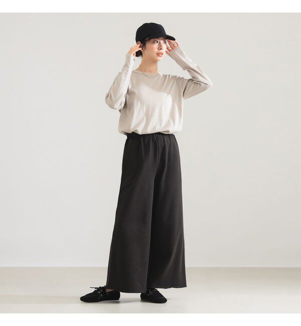 Demi-Luxe BEAMS 「SLOANE / 天竺 クルーネック ロングスリーブ Tシャツ」|Tシャツ・カットソー|