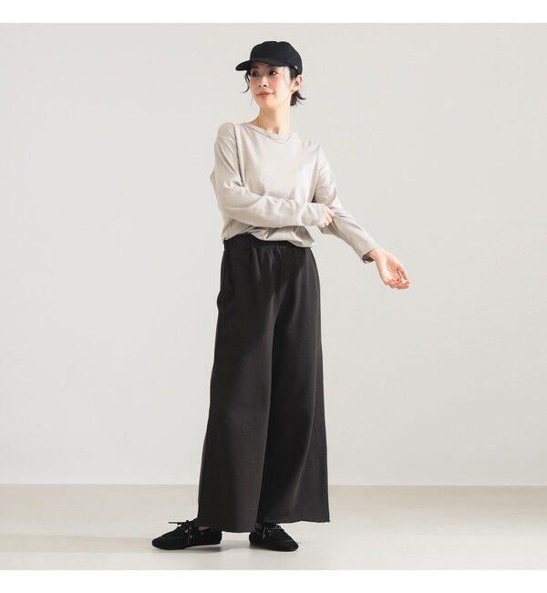 Demi-Luxe BEAMS 「SLOANE / 天竺 クルーネック ロングスリーブ Tシャツ」|Tシャツ・カットソー|