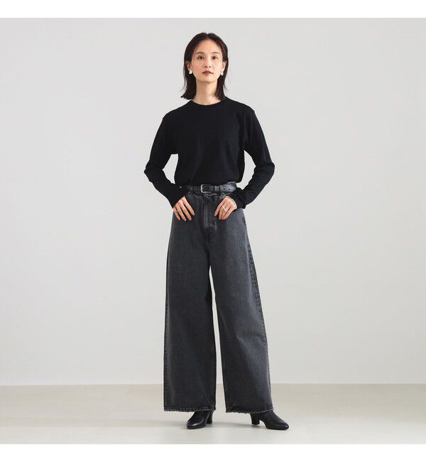 Demi-Luxe BEAMS 「SLOANE / 天竺 クルーネック ロングスリーブ Tシャツ」|Tシャツ・カットソー|