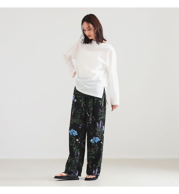 Demi-Luxe BEAMS 「ボートネック ロングスリーブ カットソー」|Tシャツ・カットソー|