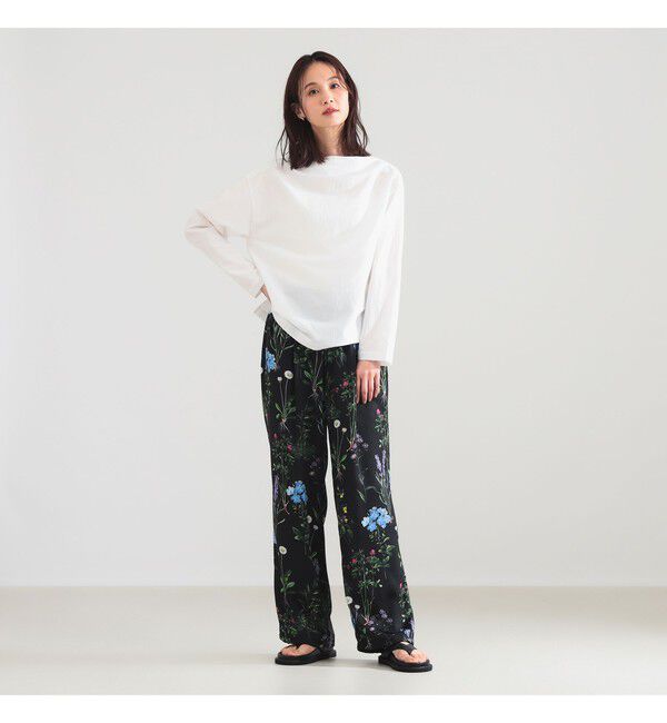 Demi-Luxe BEAMS 「ボートネック ロングスリーブ カットソー」|Tシャツ・カットソー|