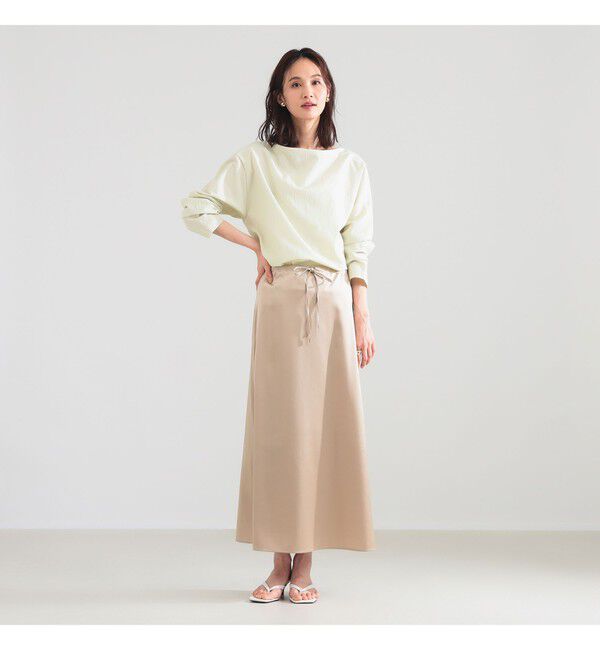 Demi-Luxe BEAMS 「ボートネック ロングスリーブ カットソー」|Tシャツ・カットソー|