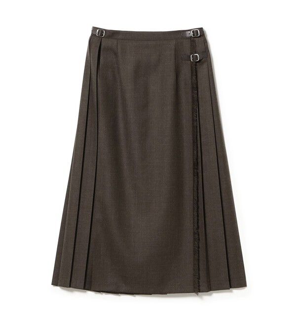 Demi-Luxe BEAMS 「【別注】O&rsquo;NEIL OF DUBLIN &times; Demi-Luxe BEAMS / ウール イージー ロング キルトスカート 85cm」|スカート|