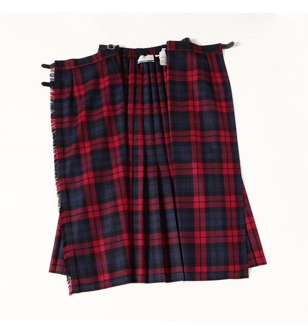Demi-Luxe BEAMS 「【別注】O&rsquo;NEIL OF DUBLIN &times; Demi-Luxe BEAMS / ウール イージー ロング キルトスカート 85cm」|スカート|