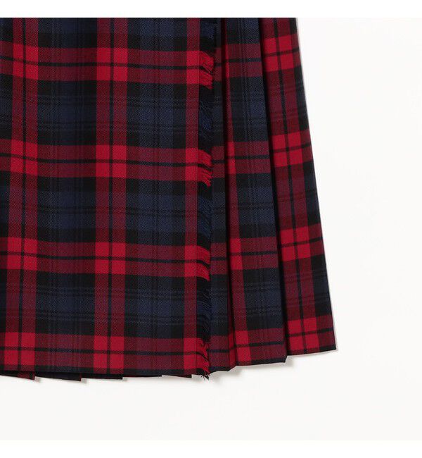 Demi-Luxe BEAMS 「【別注】O&rsquo;NEIL OF DUBLIN &times; Demi-Luxe BEAMS / ウール イージー ロング キルトスカート 85cm」|スカート|