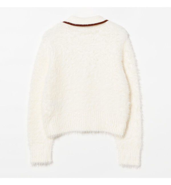 BEAMS SELECTION for WOMEN「【別注】FRED PERRY / フラッフィー ニット カーディガン〈26AW ふわふわ シャギー 羽織り〉」|カーディガン|