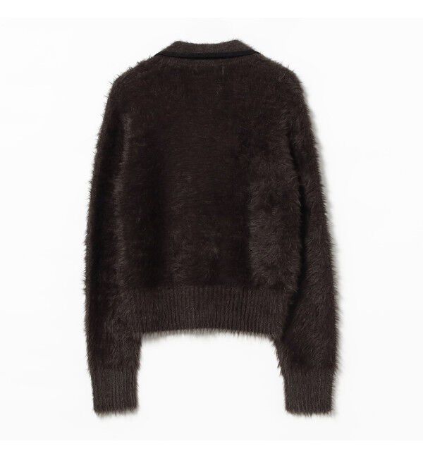 BEAMS SELECTION for WOMEN「【別注】FRED PERRY / フラッフィー ニット カーディガン〈26AW ふわふわ シャギー 羽織り〉」|カーディガン|