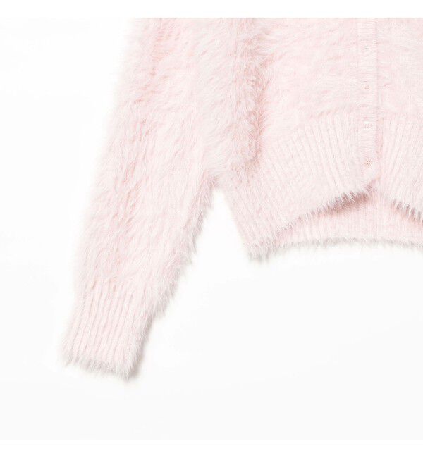 BEAMS SELECTION for WOMEN「【別注】FRED PERRY / フラッフィー ニット カーディガン〈26AW ふわふわ シャギー 羽織り〉」|カーディガン|