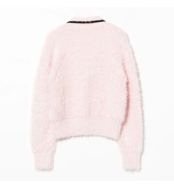 BEAMS SELECTION for WOMEN「【別注】FRED PERRY / フラッフィー ニット カーディガン〈26AW ふわふわ シャギー 羽織り〉」|カーディガン|