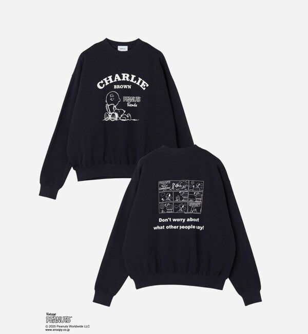 SHIPS any「SHIPS any: SNOOPY コラボ コミック グラフィック プリント スウェット◇」|スウェット・ジャージ|