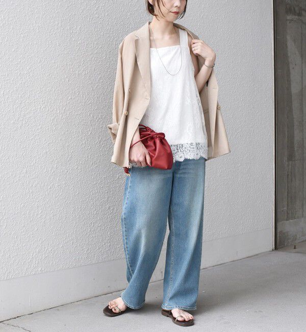 SHIPS Colors 「SHIPS Colors:〈手洗い可能〉オーバー レース タンクトップ◇」|タンクトップ|