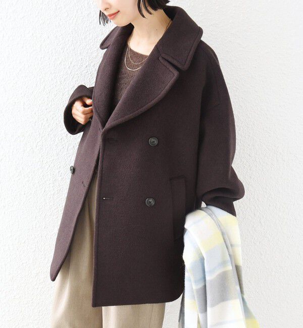 SHIPS for women「《一部追加予約》【一部SHIPS別注】TICCA: Pコート 26AW」|ピーコート|
