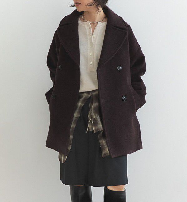 SHIPS for women「《一部追加予約》【一部SHIPS別注】TICCA: Pコート 26AW」|ピーコート|