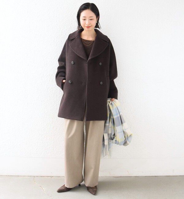 SHIPS for women「《一部追加予約》【一部SHIPS別注】TICCA: Pコート 26AW」|ピーコート|