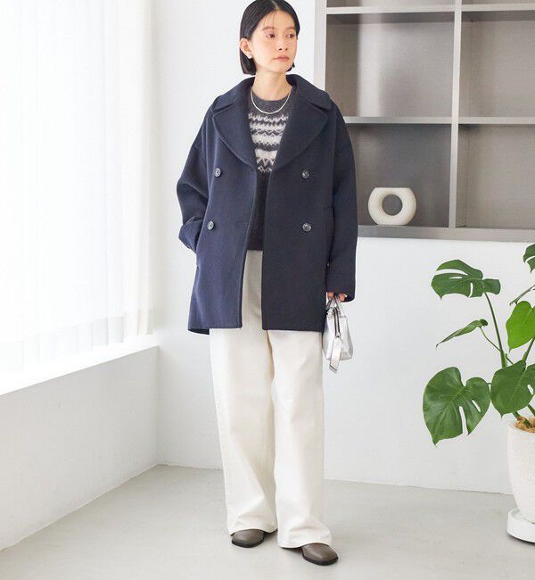 SHIPS for women「《一部追加予約》【一部SHIPS別注】TICCA: Pコート 26AW」|ピーコート|