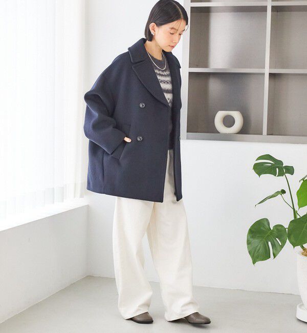 SHIPS for women「《一部追加予約》【一部SHIPS別注】TICCA: Pコート 26AW」|ピーコート|