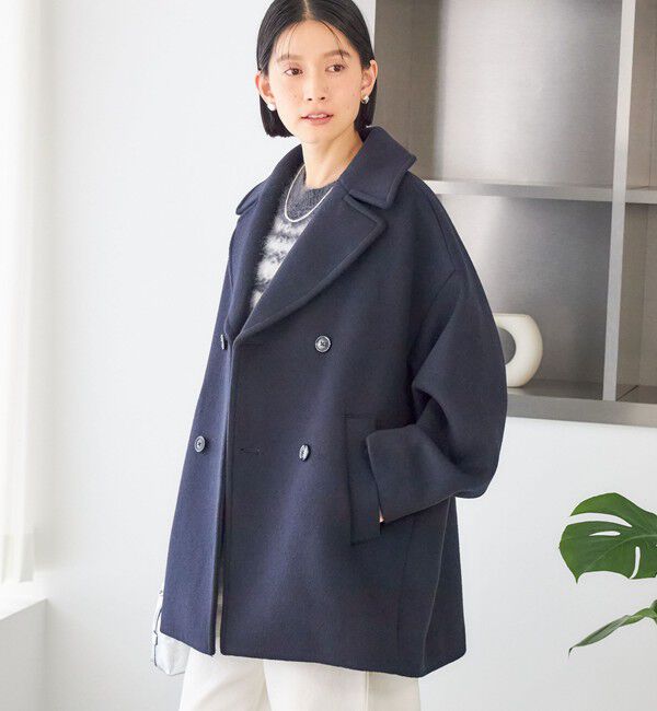 SHIPS for women「《一部追加予約》【一部SHIPS別注】TICCA: Pコート 26AW」|ピーコート|
