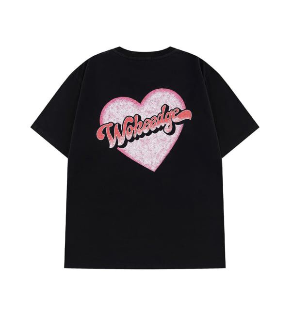 JOINT WORKS「WOKE EDGE / ウォークエッジ Blonde Heart Tee」|Tシャツ・カットソー|ブラック