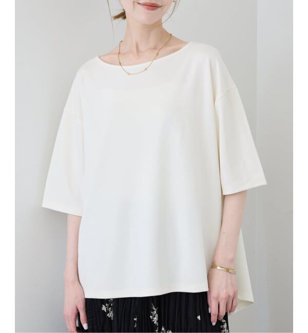 SLOBE IENA「《接触冷感》スリットカットソー」|Tシャツ・カットソー|