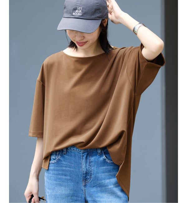 SLOBE IENA「《接触冷感》スリットカットソー」|Tシャツ・カットソー|